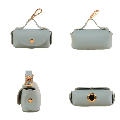 ZenPets Distributeur de sacs à crottes en cuir