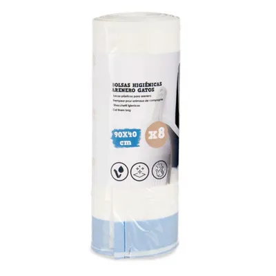 WELLHOME 8 unités de sacs hygiéniques pour bacs à sable en plastique