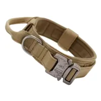 Must&Co - Collier Tactique avec Poignée pour Chien