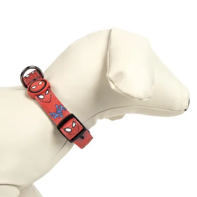 Spiderman LI Collier pour chien en polyester