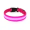 Must&Co - Collier Lumineux pour Chien Rose - Taille M