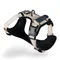 lionto harnais pour chien rembourré nylon doux anti-traction M / beige