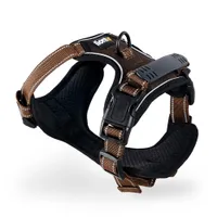 lionto harnais pour chien rembourré nylon doux anti-traction