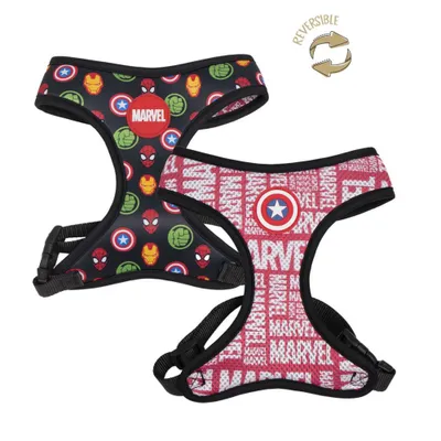 Marvel Harnais réversible pour chien en polyester Marvel Harnais réversible pour chien en polyester