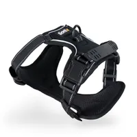 lionto harnais pour chien rembourré nylon doux anti-traction