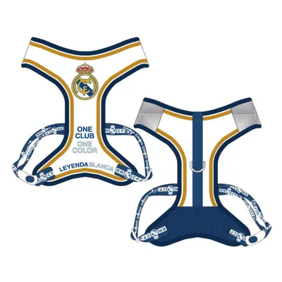 Real Madrid Harnais réversible pour chien en polyester Real Madrid Harnais réversible pour chien en polyester