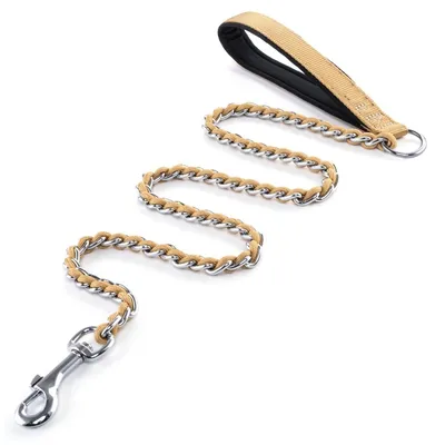IntiMeg Laisse pour chien en acier inoxydable