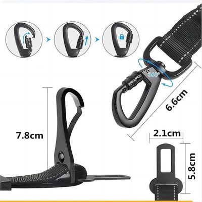 IOKHEIRA Ceinture sécurité chien avec absorption d'énergie