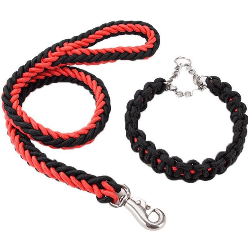 ZenPets Corde de traction en forme de tressé pour gros chiens