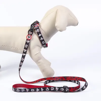 Mickey Laisse pour chien en polyester