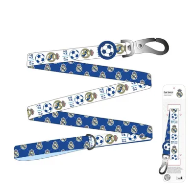 Real Madrid Laisse pour chien en polyester Real Madrid Laisse pour chien en polyester