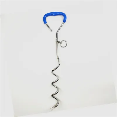 ZenPets Poteau de fixation pour laisse de chien en plein air