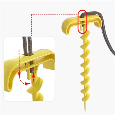 ZenPets Poteau pour chien de plein air et jouet multifonctionnel