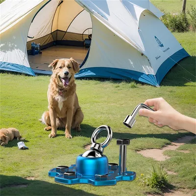ZenPets Poteau d'attache pour chien de plein air