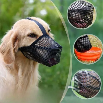ZenPets Masque de bouche anti  aboiement pour chien