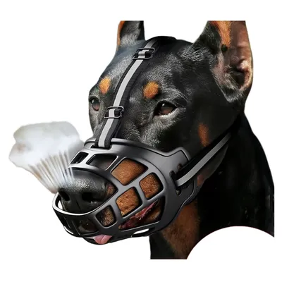 ZenPets Muselière réfléchissante réglable pour chien