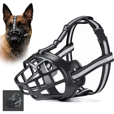 ZenPets Muselière réfléchissante réglable pour chien ZenPets Muselière réfléchissante réglable pour chien