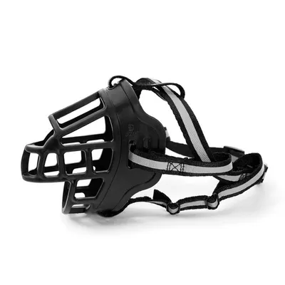 ZenPets Muselière réfléchissante réglable pour chien