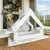WELLHOME Cabanon intérieur avec support pour gamelles en bois
