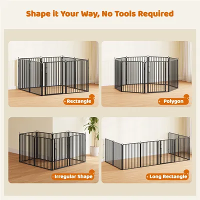 Yaheetech Parc pour Chien en Métal