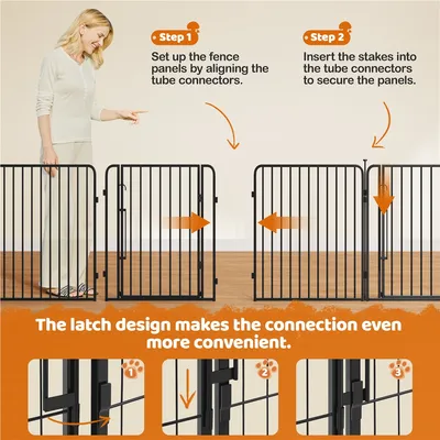 Yaheetech Parc pour Chien en Métal