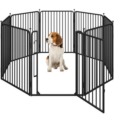 Yaheetech Parc pour Chien en Métal 8pcs