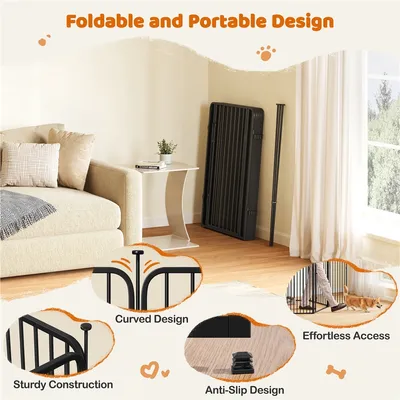 Yaheetech Parc pour Chien en Métal