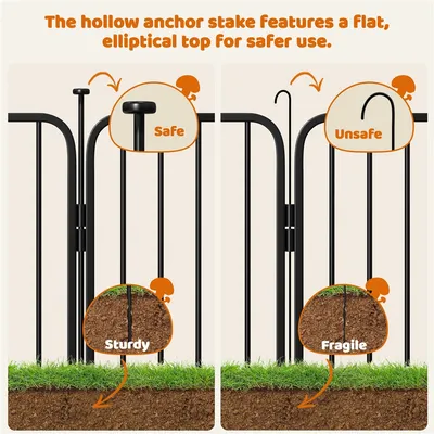 Yaheetech Parc pour Chien en Métal