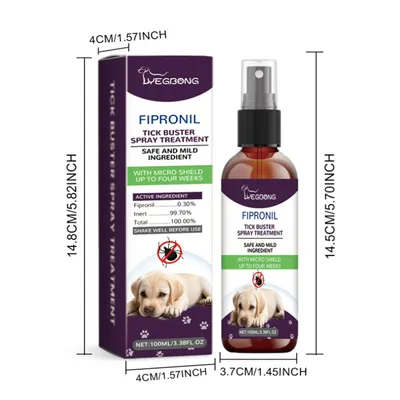 ZenPets Spray antiparasitaire pour animaux de compagnie