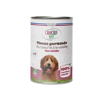 Canichef - Mousse Bio Sans Céréales au Poulet pour Chien Canichef - Mousse Bio Sans Céréales au Poulet pour Chien
