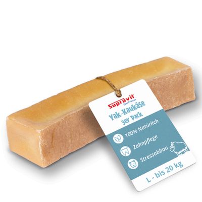 Supravit Fromage de yak à mâcher – Chien – Naturel & durable