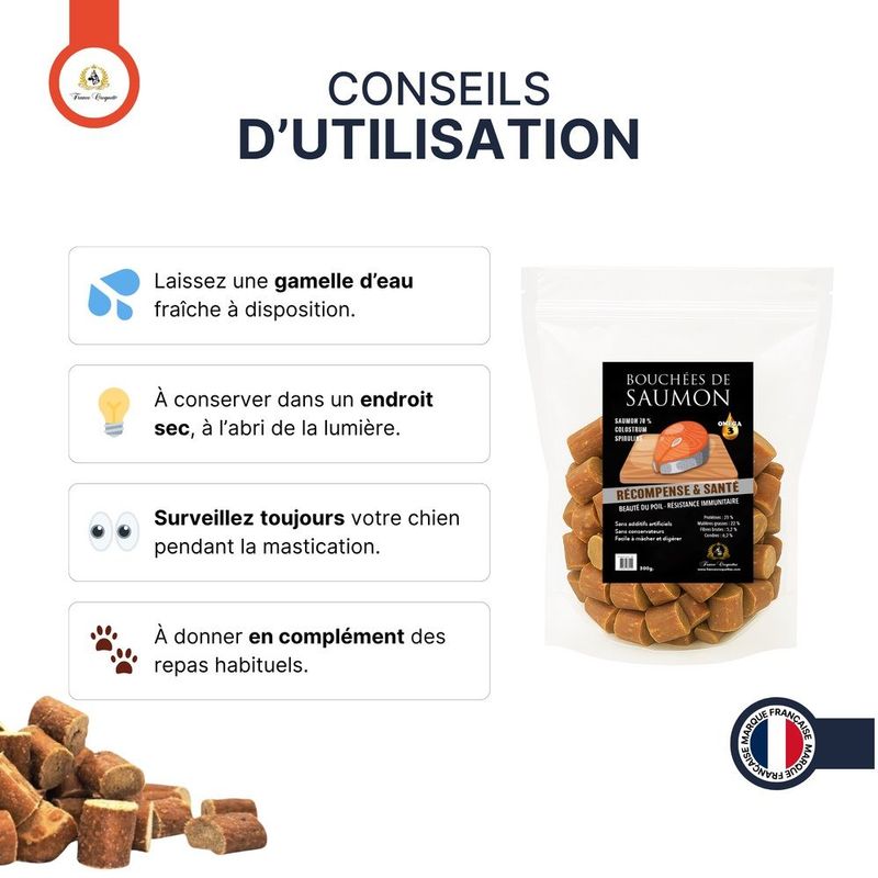 Bouchées au saumon - France Croquettes