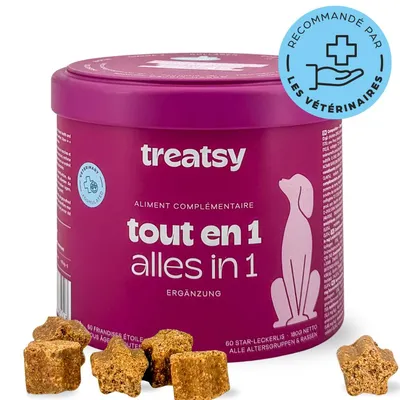 Treatsy Complément Alimentaire - Tout en 1 pour chien Treatsy Complément Alimentaire - Tout en 1 pour chien