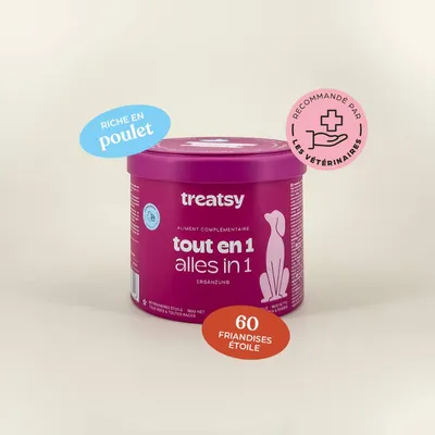 Treatsy Complément Alimentaire - Tout en 1 pour chien