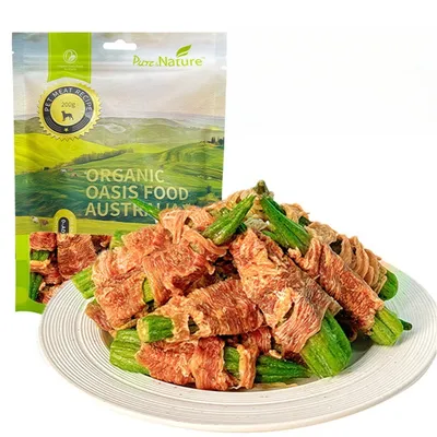 IntiMeg Snack para perros: pato y okra