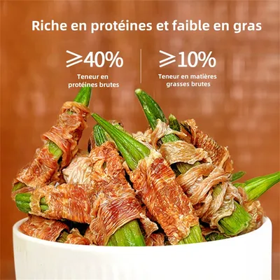 IntiMeg Snack para perros: pato y okra