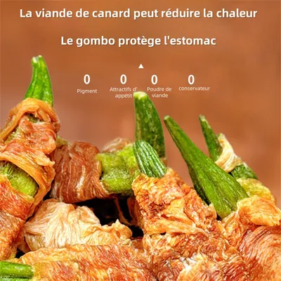 IntiMeg Snack para perros: pato y okra
