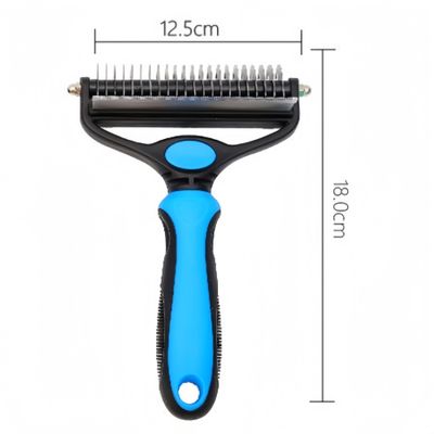 ZenPets Brosse de toilettage pour animaux 2 en 1