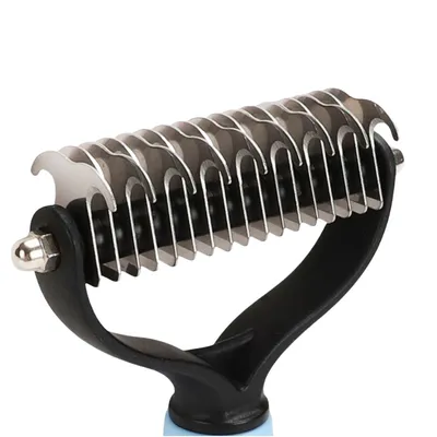 ZenPets Peigne démêlant double face en acier inoxydable