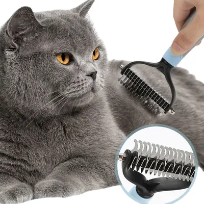 ZenPets Peigne démêlant double face en acier inoxydable