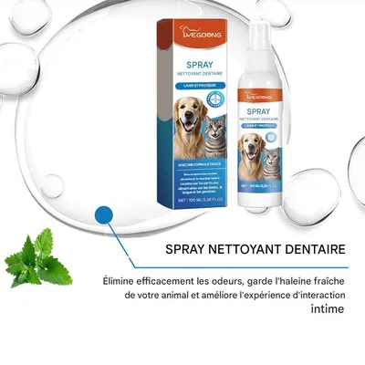 IntiMeg Spray pour rafraîchir l'haleine des animaux de compagnie