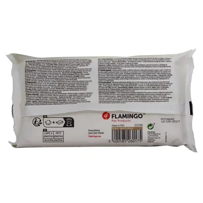 40 Lingettes de soin universelles Reini musc blanc pour chien