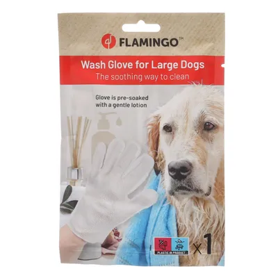 Flamingo - Gant de toilette Propy imbibé pour chien