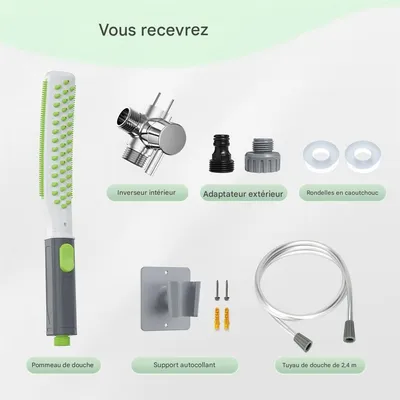 IntiMeg Brosse de bain pour chats et chiens