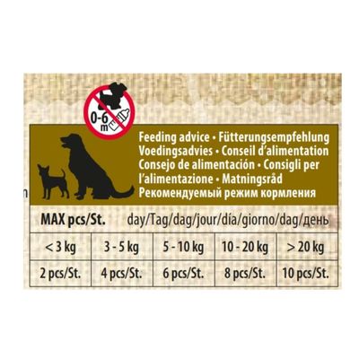 Friandise lamelles de lapin Hapki pour chien 85 g X 10 soit 850 g.