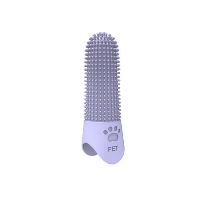 IntiMeg Cepillo de dientes de silicona para perros