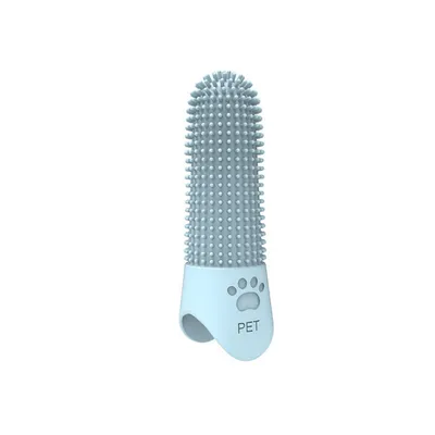 IntiMeg Cepillo de dientes de silicona para perros