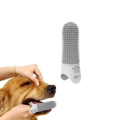 IntiMeg Brosse à dents en silicone pour chien