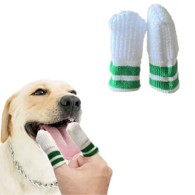 ZenPets Doigtier de nettoyage dentaire pour animaux de compagnie