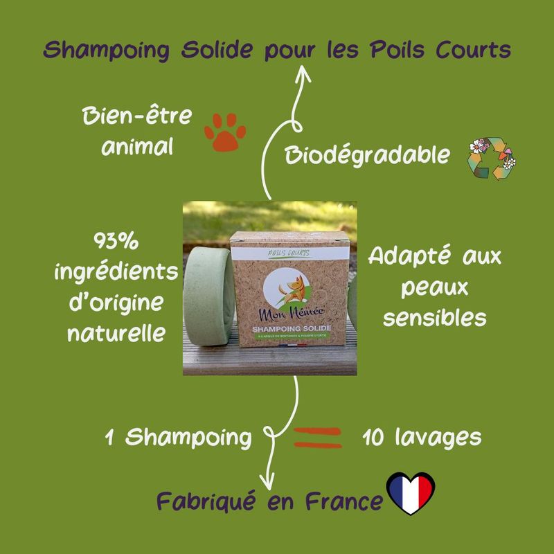 Mon Némée Boîte + Shampoing Solide pour Chiens